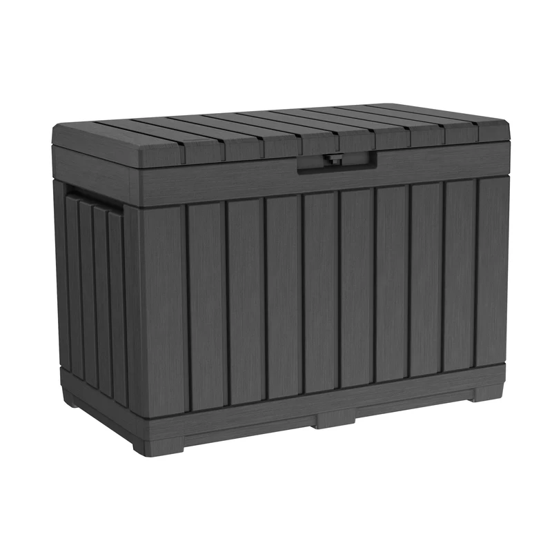 Koll Living Gartenbox Kentwood 190 L Anthrazit Aufbewahrungsbox