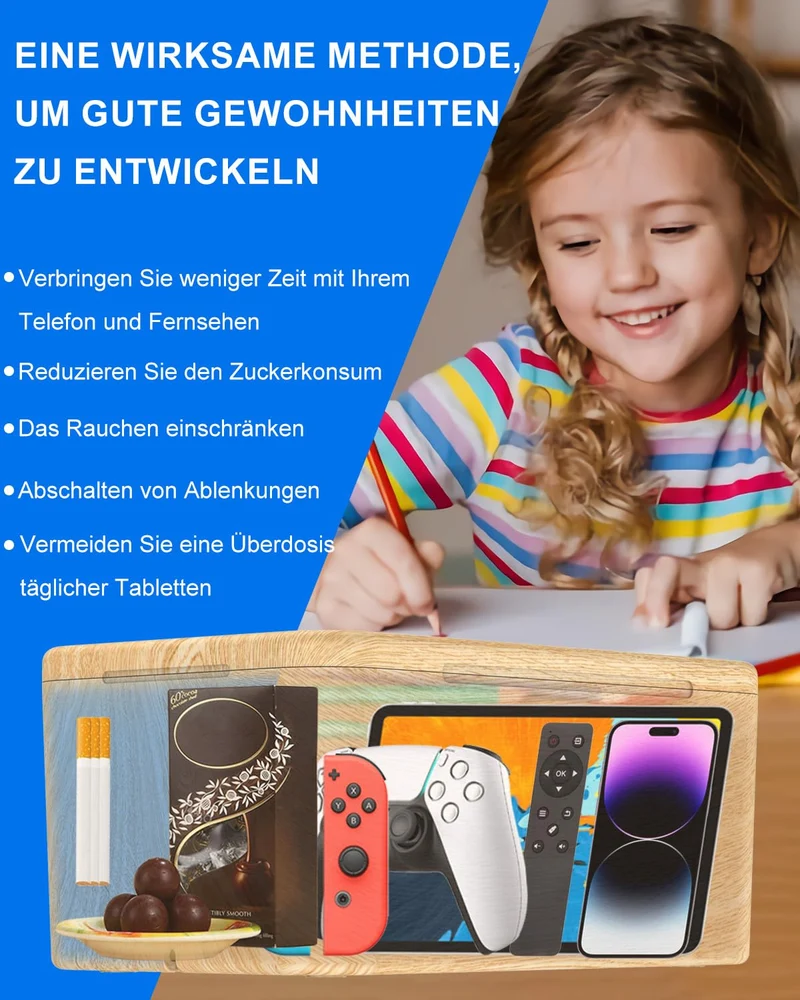 iDiskk Handy-Schliessfach mit Zeitschaltuhr, Zeitgesteuerte Sperrbox