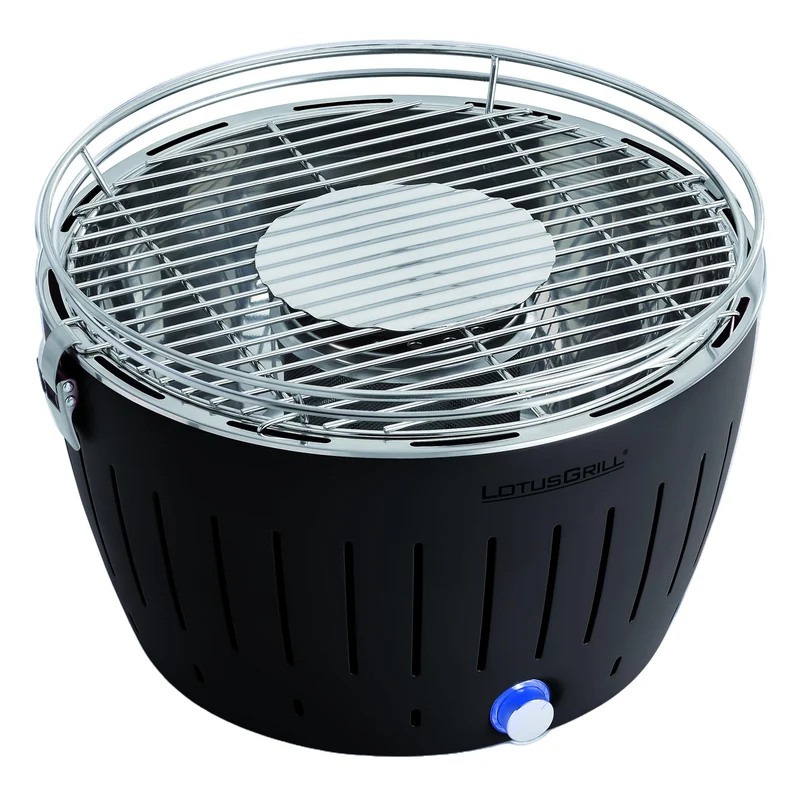 LotusGrill Classic G340 Holzkohle-Tischgrill in Anthrazitgrau
