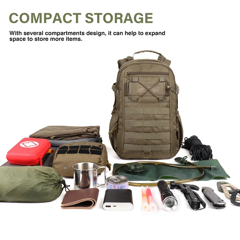 Mardingtop M6700 Trekkingrucksack 20L mit MOLLE-System
