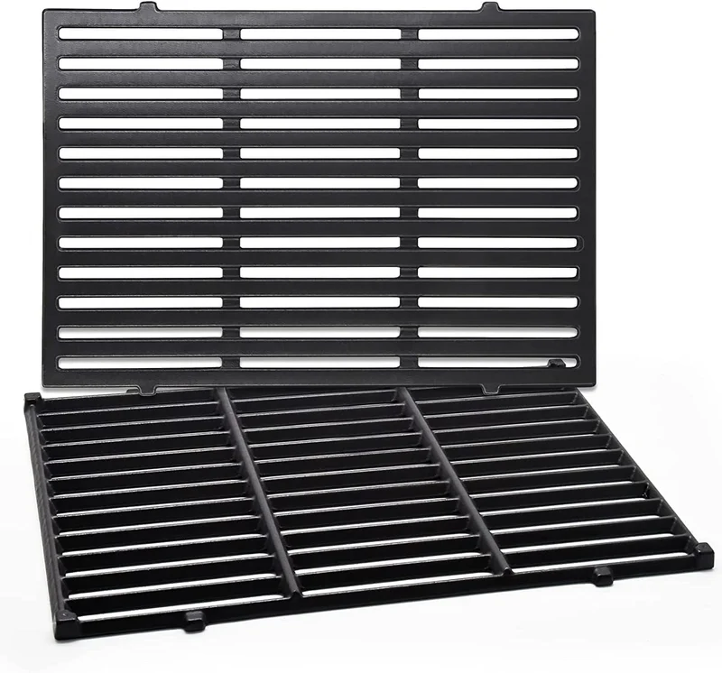 MGiessca 7638 Grillrost aus Gusseisen für Weber Spirit 300, 2 Stück