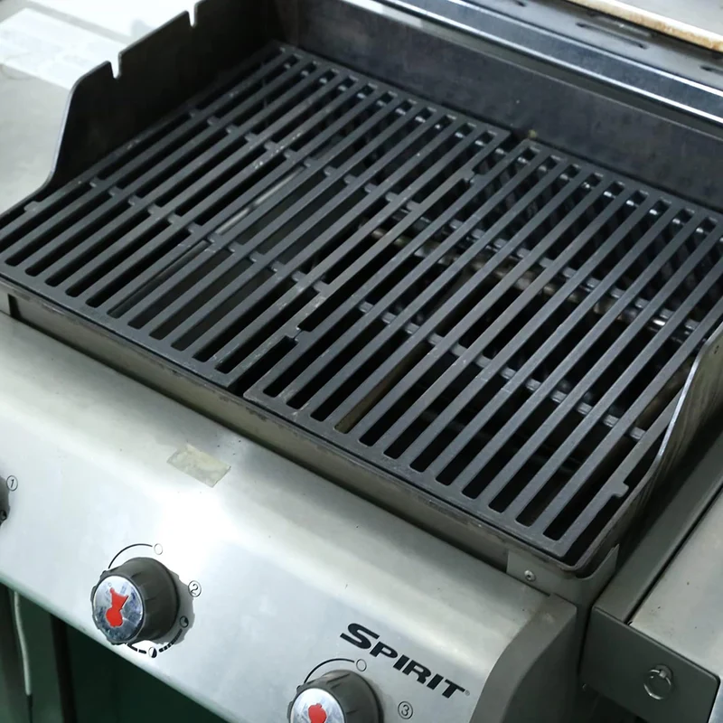 MGiessca 7638 Grillrost aus Gusseisen für Weber Spirit 300, 2 Stück