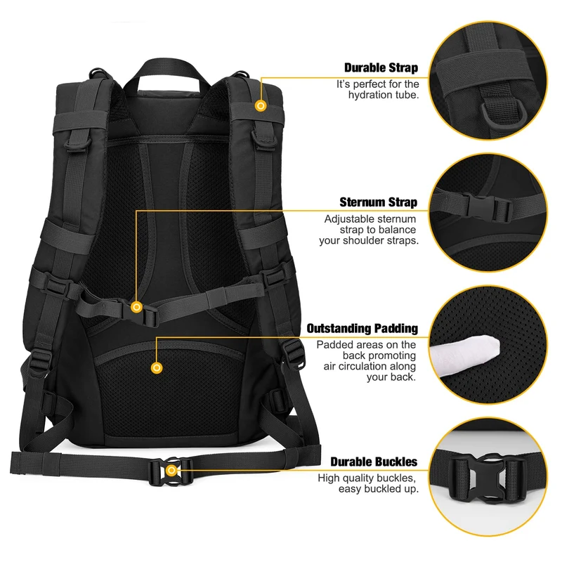 Mardingtop Taktischer Rucksack 25L aus 600D-Polyester