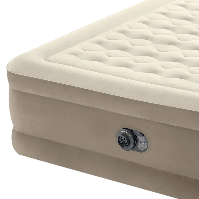 Intex Queen Ultra-Plüsch-Luftbett mit Fiber-Tech RP, 152 x 203 x 46 cm