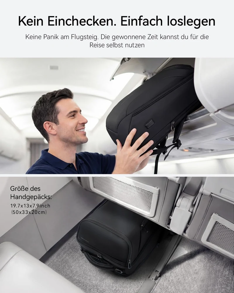MARK RYDEN Laptop Rucksack 9031 für 17.3 Zoll mit USB-Anschluss