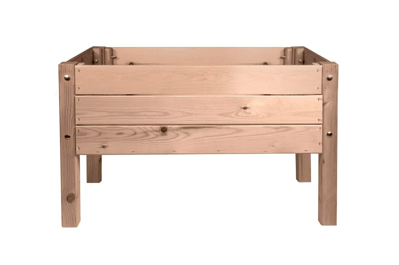 mgc24 Hochbeet Massiv für Kinder, Kiefernholz Braun, 79 x 40 x 50 cm