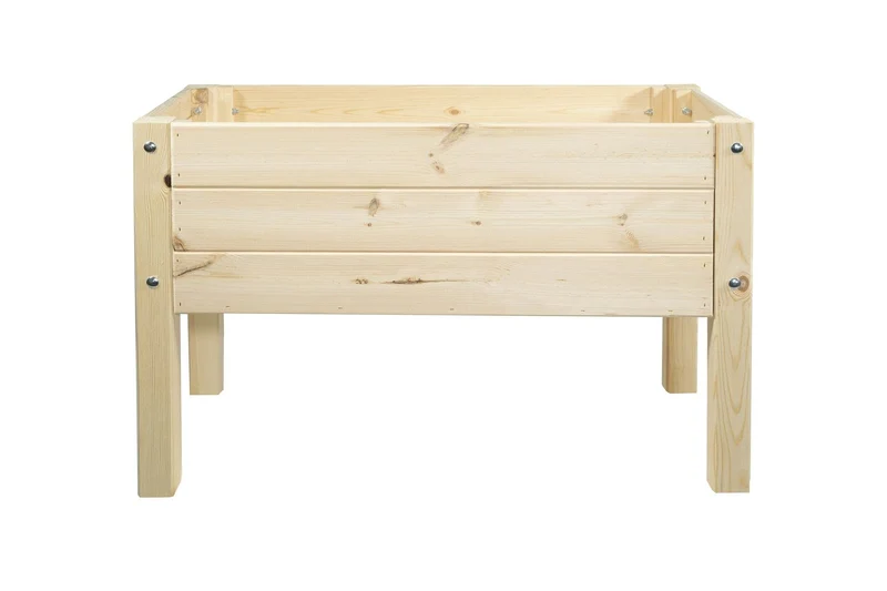 mgc24 Hochbeet Kinder aus Kiefernholz, natur, 79 x 40 x 50 cm