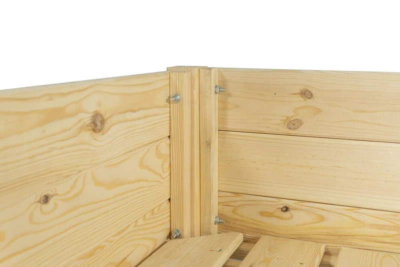 mgc24 Hochbeet Kinder aus Kiefernholz, natur, 79 x 40 x 50 cm