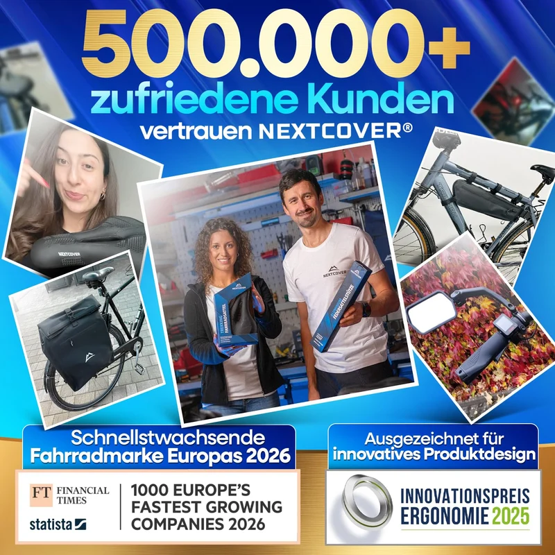 Nextcover FoldOne Faltschloss 100 cm mit Halterung und 3 Schlüsseln