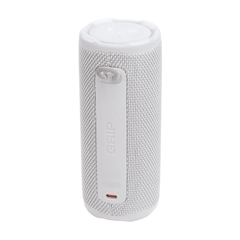 JBL Grip Bluetooth Lautsprecher mit AI Sound Boost, Weiss