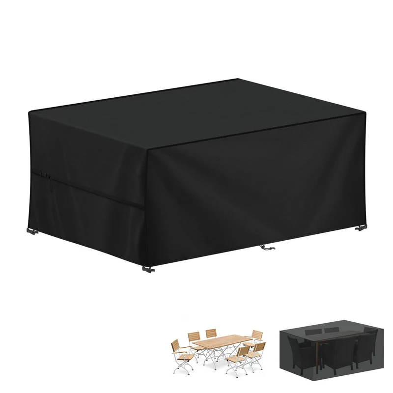 LAMUNI Gartenmöbel Abdeckung 200x100x90 cm wasserdicht 420D Oxford