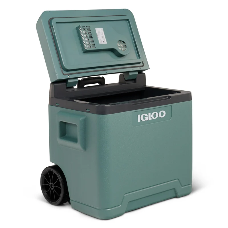 Igloo IE42 Elektrische Kühlbox 42 L, 12V/230V, Rollen & Teleskopgriff