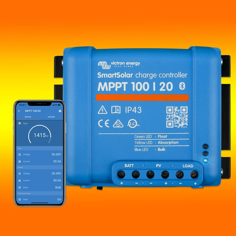 Victron SmartSolar MPPT 100/20, mit Bluethooth