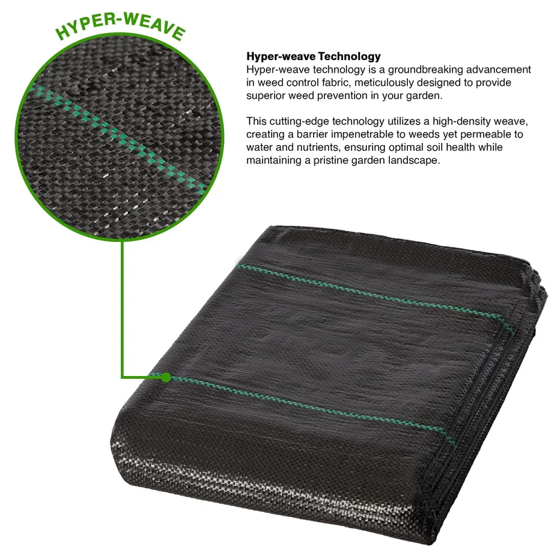 GroundMaster Unkrautvlies 100 g/m², 4 x 10 m, wasserdurchlässig