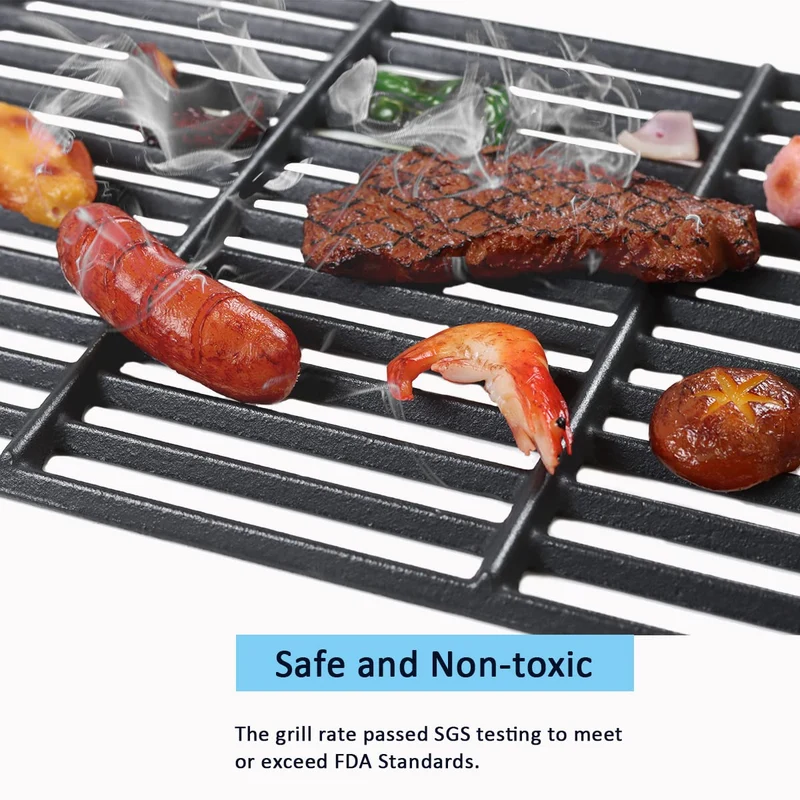 FORYEYC Grillrost Gusseisen 2er-Set für Weber Spirit 200 E-210 E-220