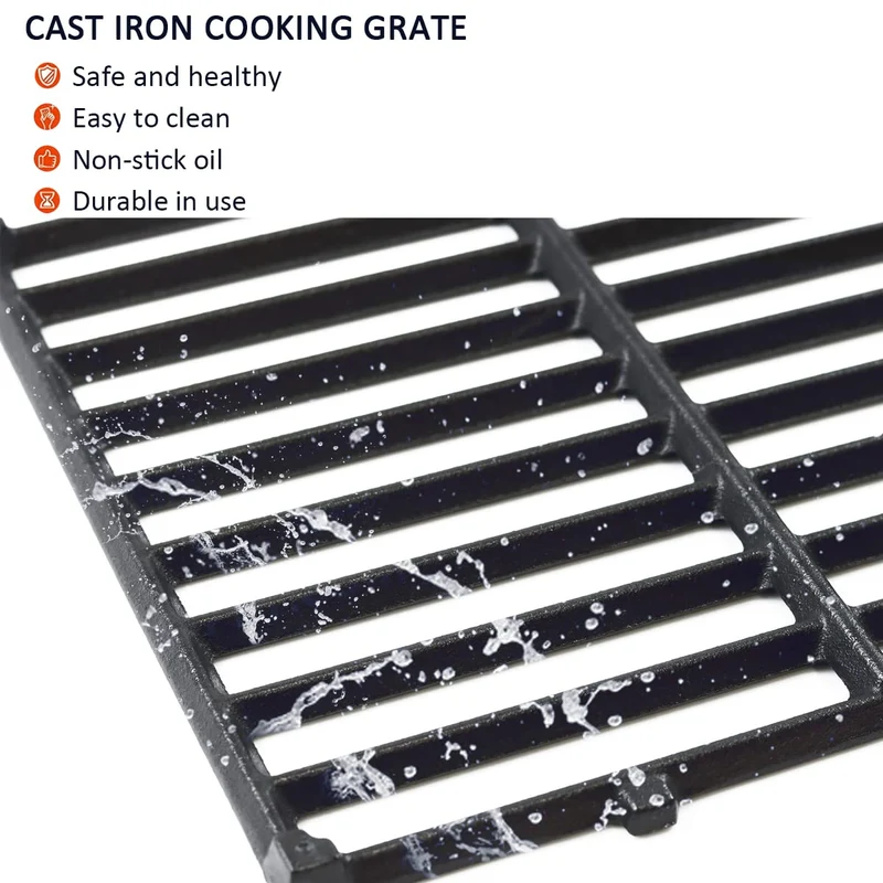 FORYEYC Grillrost Gusseisen 2er-Set für Weber Spirit 200 E-210 E-220