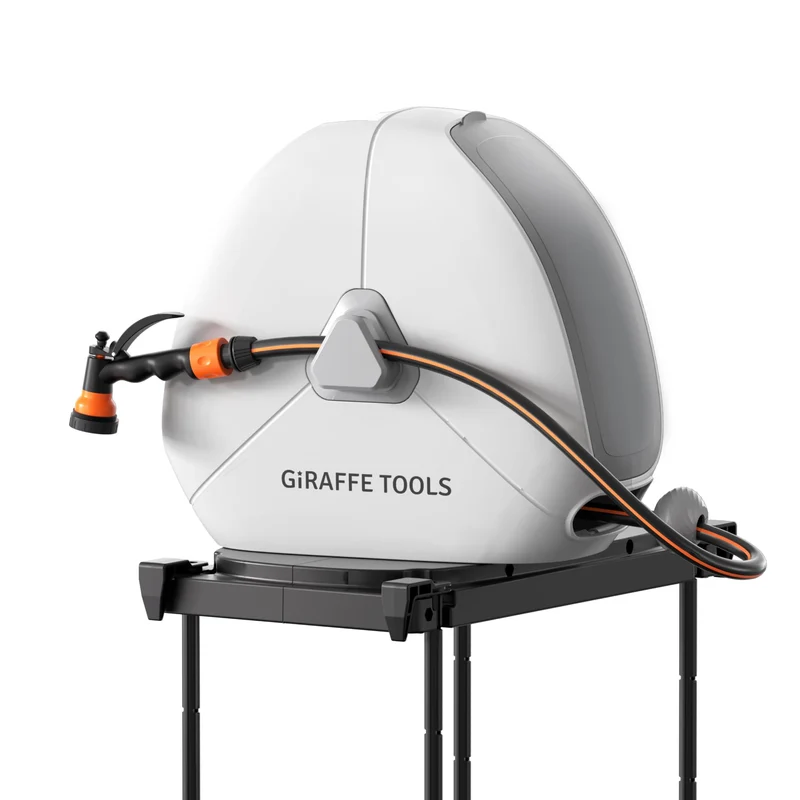 Giraffe Tools Schlauchtrommel NW25 ausziehbar, 25 m, Bodenmontage