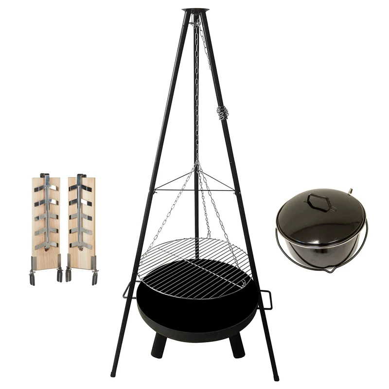 Jürgen Westerholt Schwenkgrill Oslo 4-in-1 mit Feuerschale