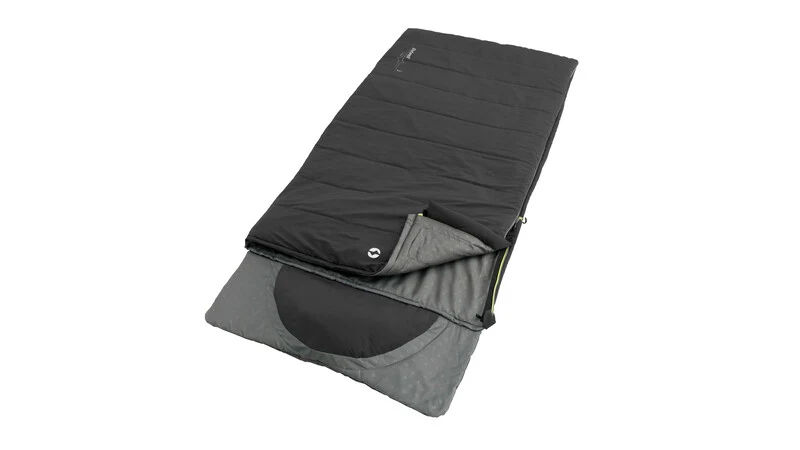Schlafsack Contour - Midnight Black - Reißverschluss rechts