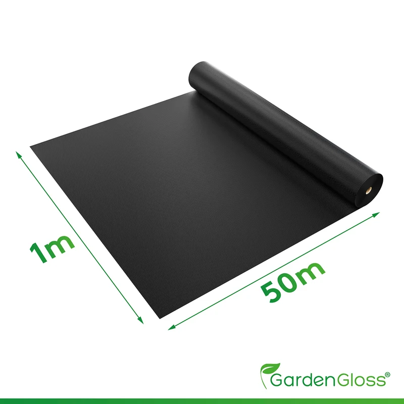 GardenGloss Unkrautvlies 100 m² – Gartenvlies wasserdurchlässig