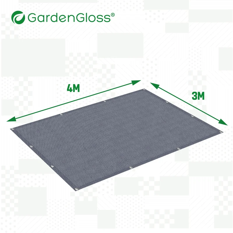 GardenGloss Vorzeltteppich 300x400 cm - Campingteppich wetterfest