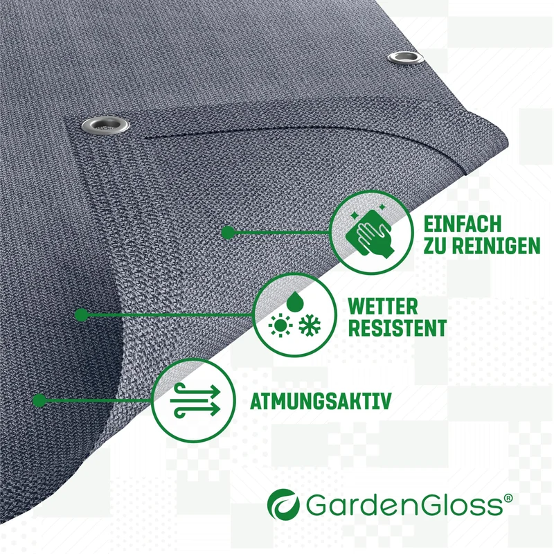 GardenGloss Vorzeltteppich 300x400 cm - Campingteppich wetterfest