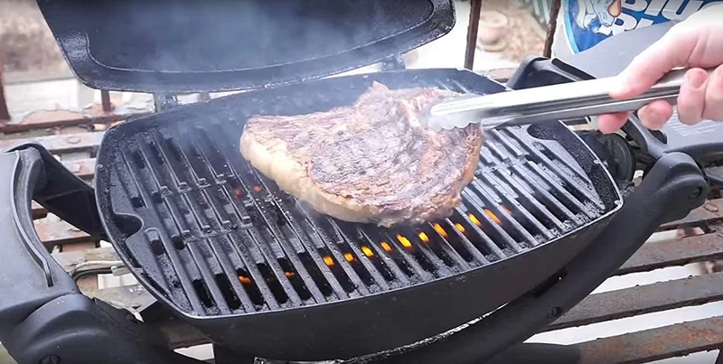 GFTIME Grillrost Gusseisen 7645 für Weber Q200/Q2000 Serie, 2 Stück