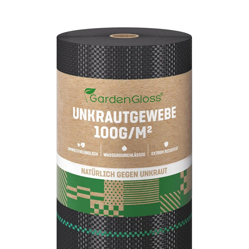 GardenGloss Unkrautvlies 50 m² – 100 g/m², UV-stabilisiert, reissfest