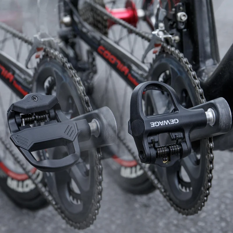 GEWAGE Klickpedale für Rennrad, Look KEO kompatibel, inkl. Cleats