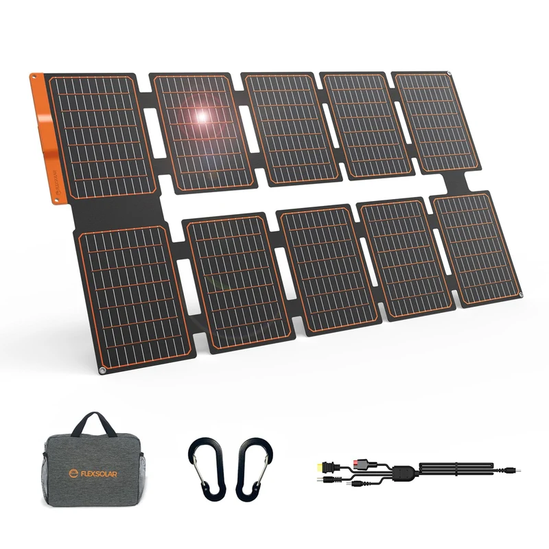 FlexSolar S100 Solarpanel 100W faltbar mit USB-C PD3.0 und USB-A QC3.0