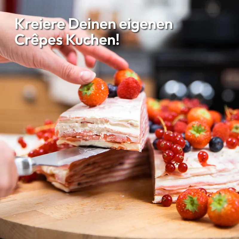 Gadgy Crêpes Maker elektrisch mit 30 cm Antihaftplatte
