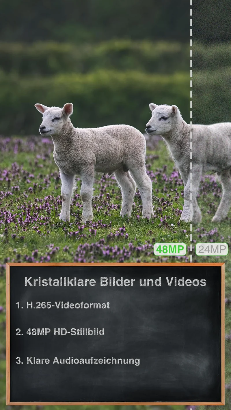 GardePro X50 Pro Max 4G LTE Wildkamera mit 48 MP und Live-Streaming