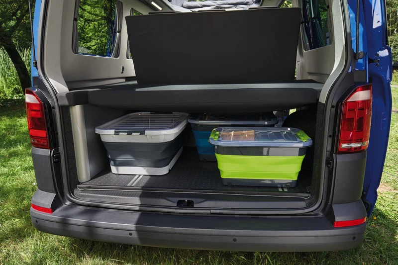 Faltbare Aufbewahrungsbox mit Deckel und Rollen – 30 Liter, Grau/Lime