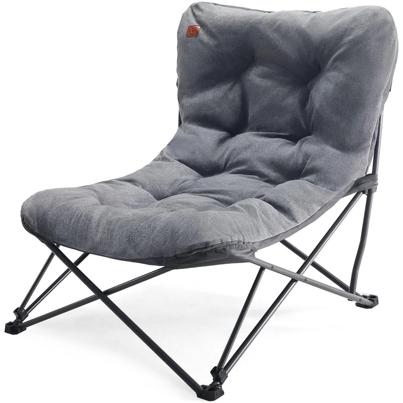 EVER ADVANCED Campingstuhl XXL faltbar gepolstert bis 180 kg
