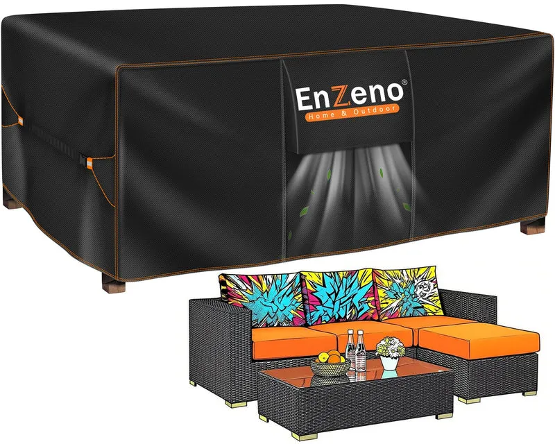 Enzeno Gartenmöbel-Abdeckung 230x165 cm, 420D Oxford, wasserdicht