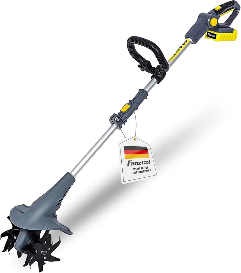 FANZTOOL AK0019 Akku-Motorhacke 20V inkl. 2,5Ah Akku und Ladegerät