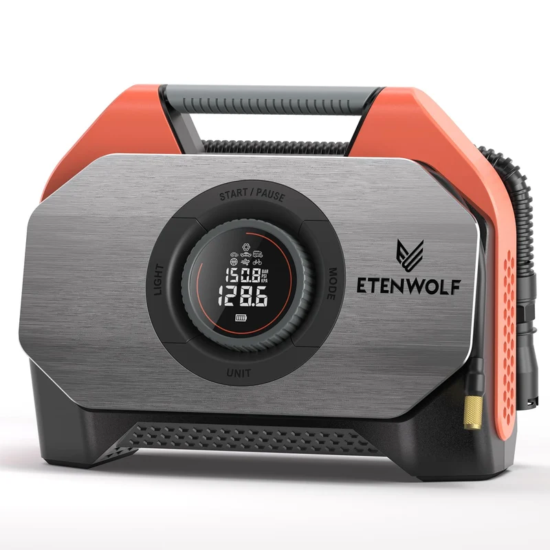 ETENWOLF Vortex S6 Elektrische Luftpumpe Akku 19200 mAh 11 Bar