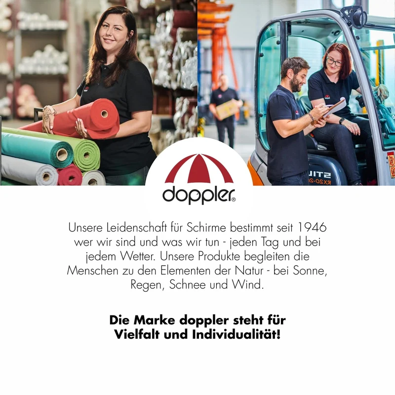 Doppler Active Balkonblende Black Edition 170 x 130 cm Natur