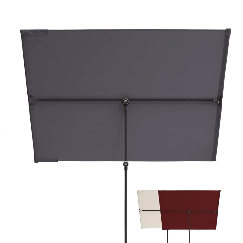 Doppler Active Balkonblende Black Edition 170 x 130 cm Anthrazit