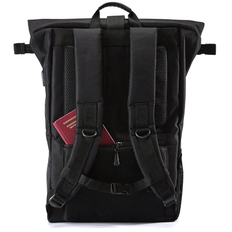 Ela Mo Rolltop Rucksack Damen Upsy Daisy mit Laptopfach und USB