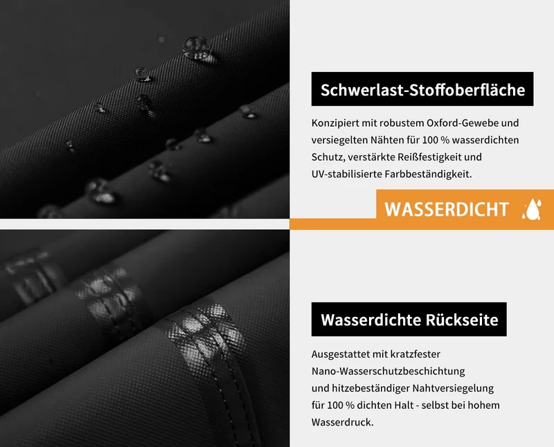 Dokon Hollywoodschaukel Abdeckung 3-Sitzer wasserdicht 210x150x150 cm