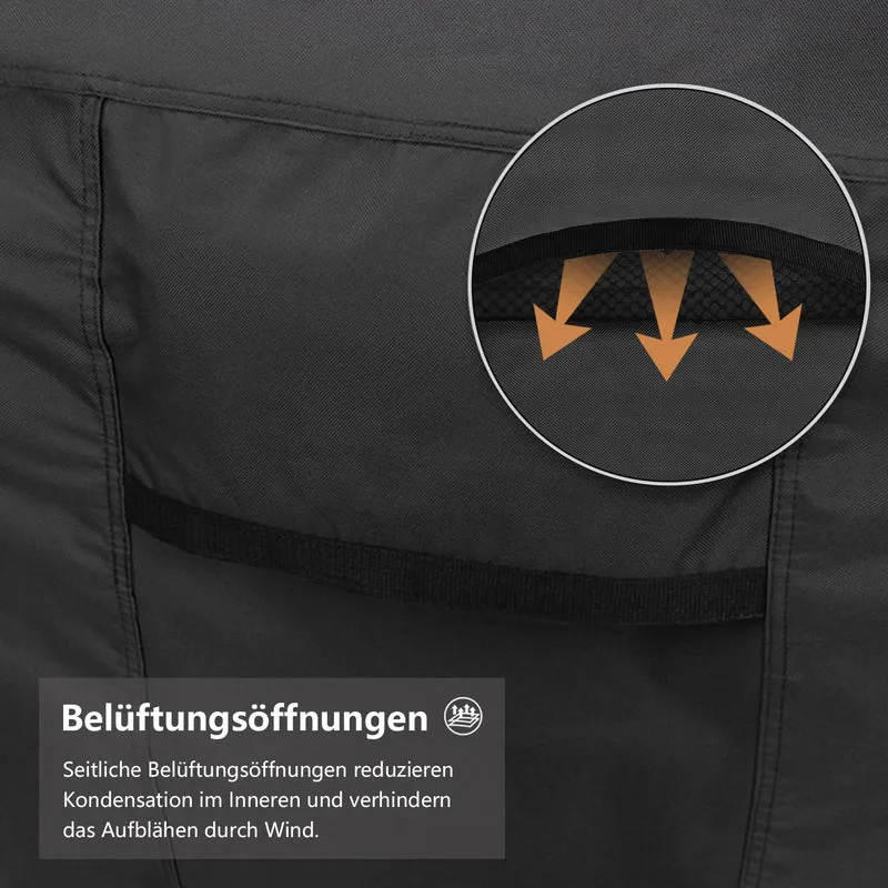 Dokon Gartenmöbel Abdeckung wasserdicht 300x200x90cm Schwarz