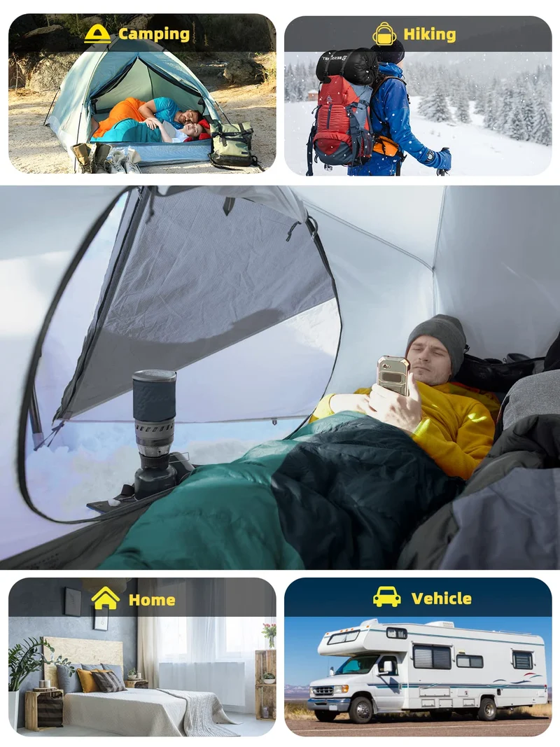 Bessport Mumienschlafsack Winter, ultraleicht mit kleinem Packmass