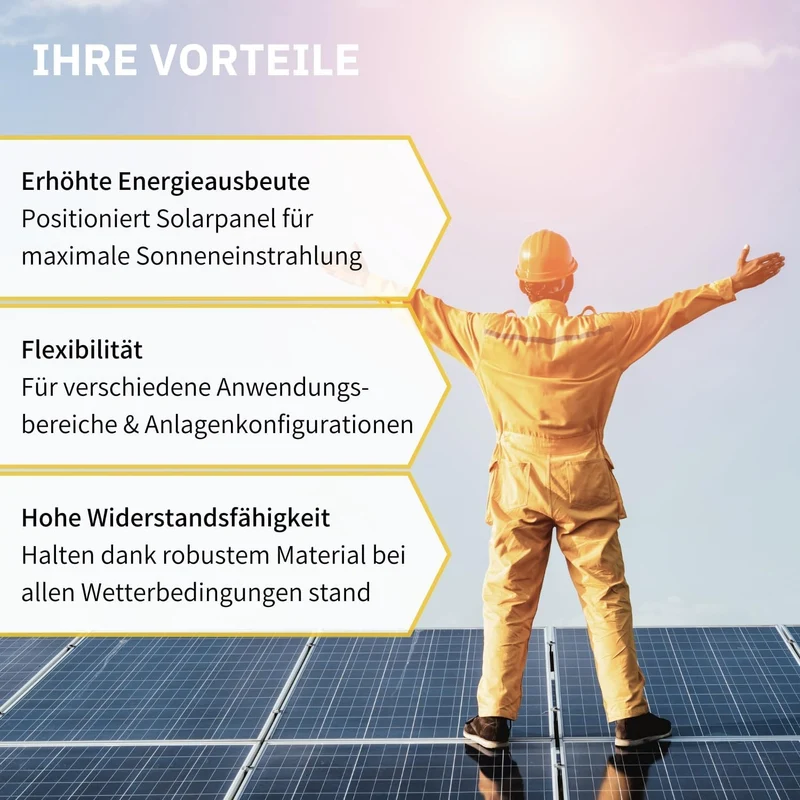 Avoltik Solar Ziegeldachhalterung für Balkonkraftwerk, 30–40 mm