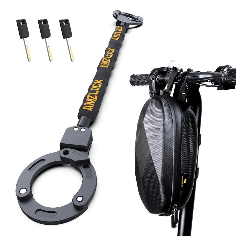 AMZLOCK Handschellenschloss AMZ009, 90 cm Kettenschloss für E-Scooter