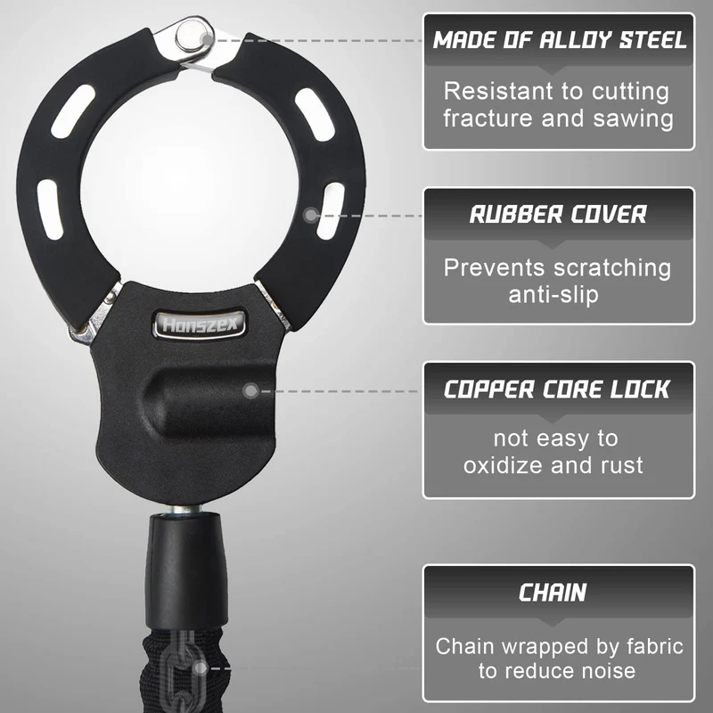 Honszex Scooter Lock Handschellenschloss für E-Scooter und E-Bike