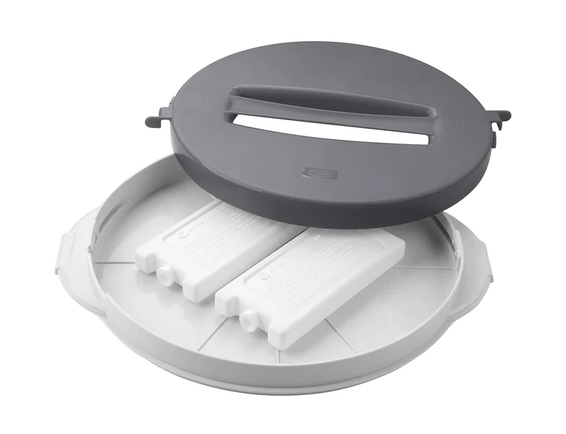 Dr. Oetker Kuchentransportbox Bake & Go, Ø 38,5 cm, mit Kühlakkus