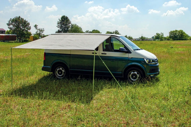 Shine – Sonnensegel in 4 Breiten - für Campingbusse mit Multitrails