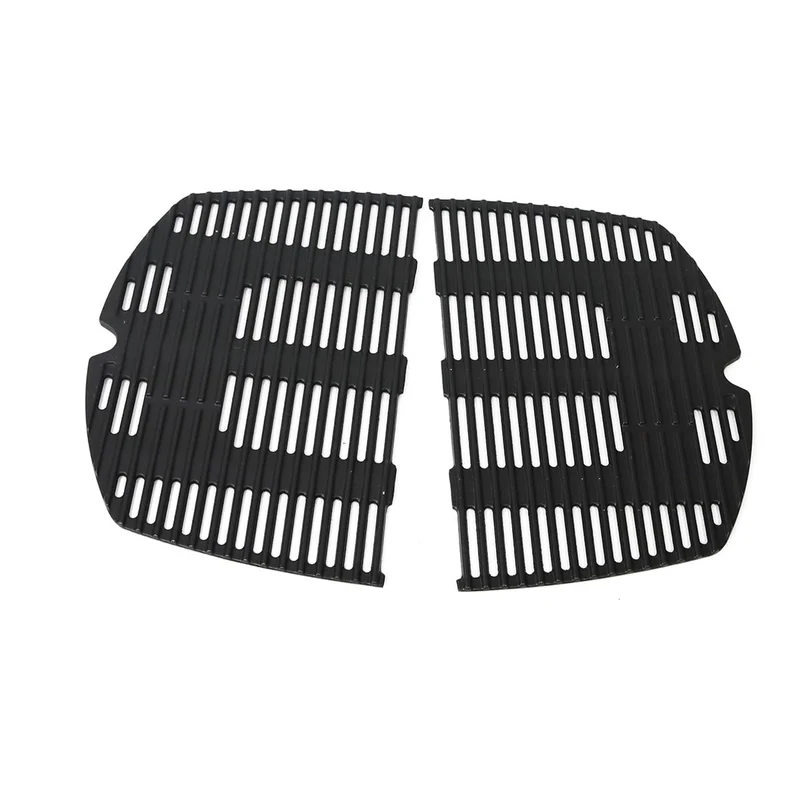 COGRICHBF Gusseisen Grillrost für Weber Q300/Q3000 Serie, 2er-Set