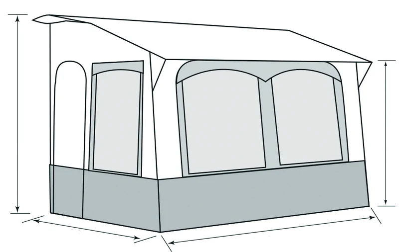 Vorzelt, Wohnwagen, Gestänge, Casa Royal 2